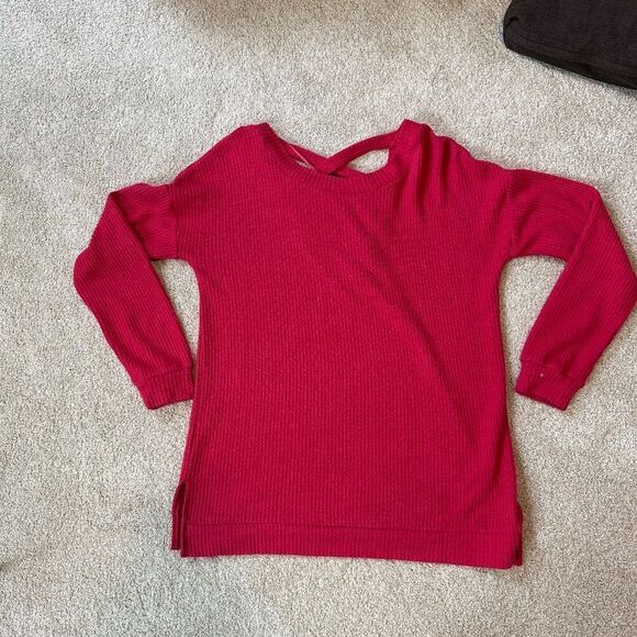 💼 Cute, Comfy and Casual Top by 1 State. Waffle Weave, Loose Fit, EUC - Picture 4 of 9